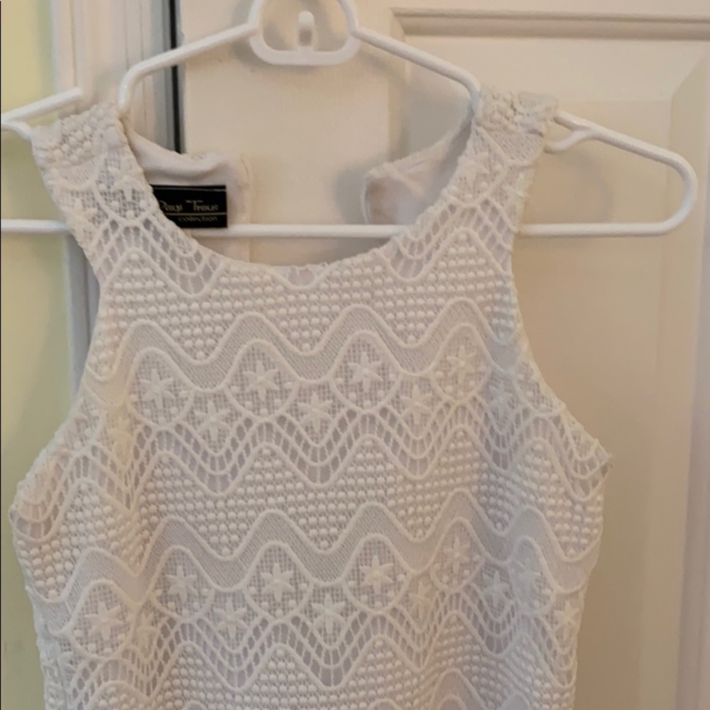White lace dress